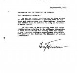 Документ за подписью Трумэна говорящий о присутствии инопланетян на Луне